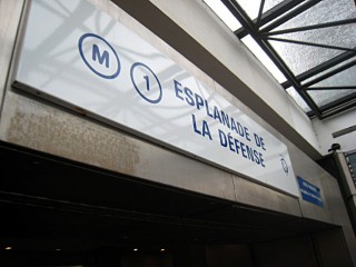 Nous prenons le métro