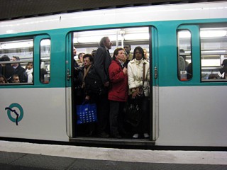 Les métros sont bondés