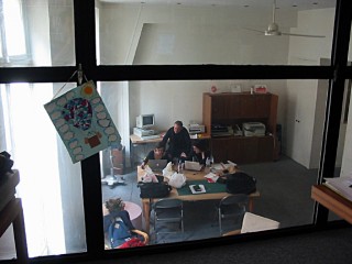 Vue depuis la mezzanine