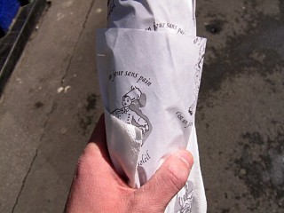 J'achète un sandwich