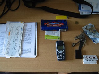 Je prépare mes affaires pour sortir