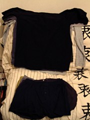 Je regroupe des vêtements