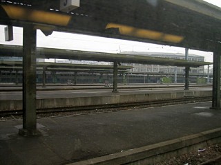 Le train démarre