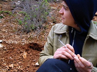 Nous fumons une clope