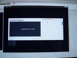 Je travaille sur le site de Spérone