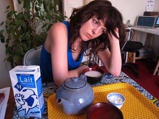 Marjolaine fait la gueule