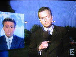 Je regarde une merde à la télévision
