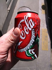 J'ai acheté une canette de coca