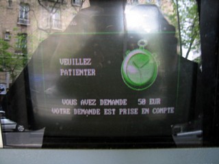 Je retire de l'argent