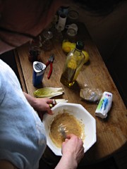 Sabine fait la sauce