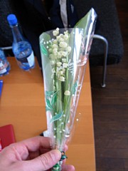 Anne-Marie m'apporte du muguet