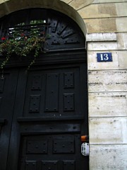 J'ouvre la porte
