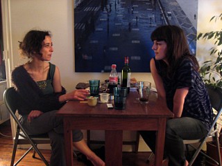 Visite de Magali et Marjolaine