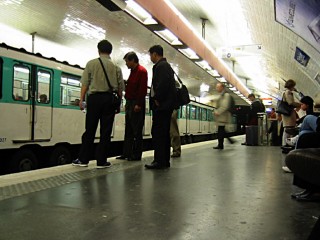 Je prends le métro