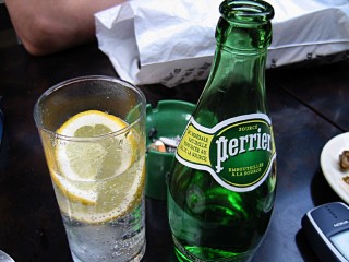 Je bois un perrier