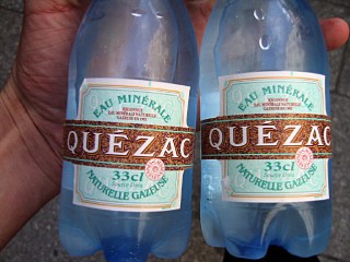J'achète de l'eau