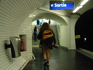 Je prends le métro