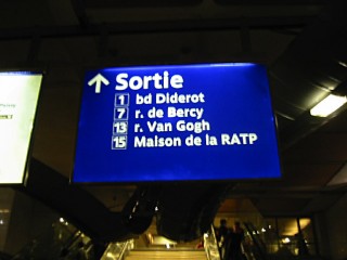 Je descends à Gare de Lyon