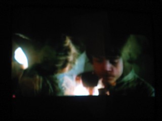 Nous regardons un film