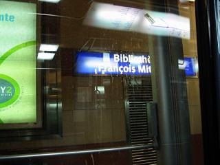 Nous descendons à Bibliothèque François Mitterrand
