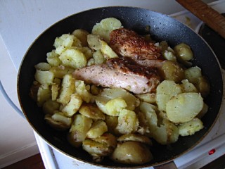 Nous préparons à manger