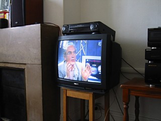 Je regarde la télévision