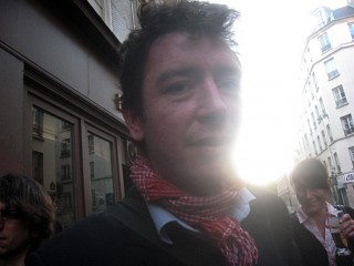 Je discute avec Mathieu Goguel qui est sélectionné pour le prix