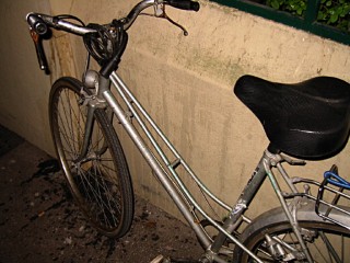 Je prends mon vélo