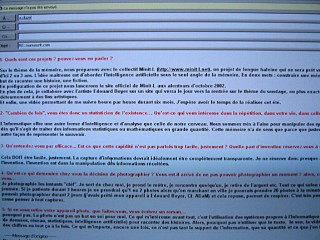 Je continue de répondre à l'interview de Manuscrit.com