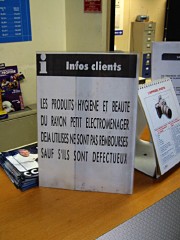 Mon vélo a un problème de pédalier. Je veux faire appliquer la garantie