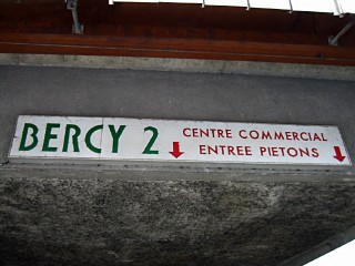 Je vais à Bercy 2 récupérer mon vélo