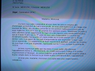 Je rentre chez moi. Je mens à l'OPAC