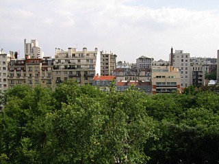 J'arrive chez Pascale. Je regarde la vue