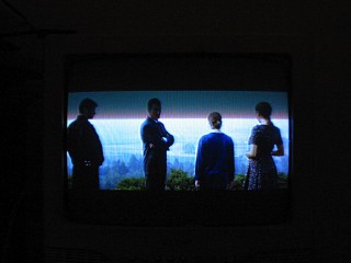 Nous regardons un film