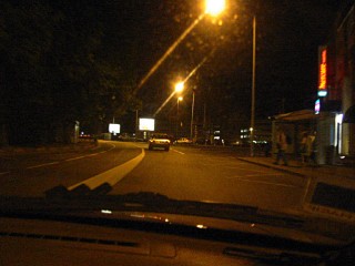 La voiture roule