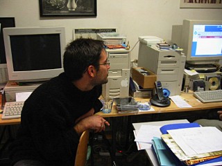 En fin de journée Christopher passe me prendre