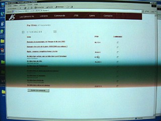J'ai avancé sur le site des Editions AS