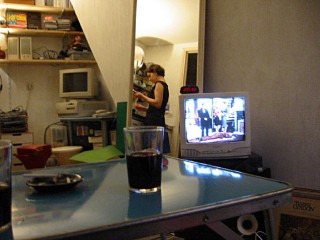 Nous rentrons chez Sabine
