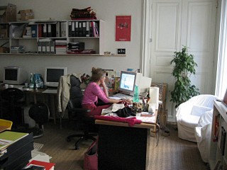 Liz travaille