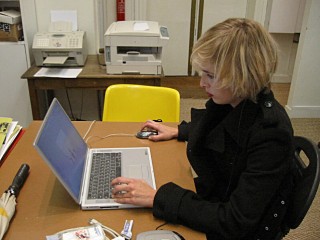 Emilie. Une graphiste