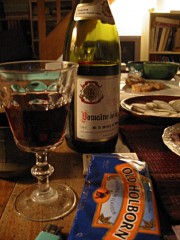 Je bois du vin