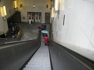 Nous prenons le métro