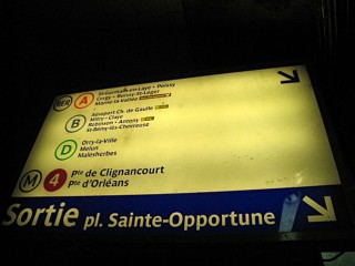 Changement à Chatelet