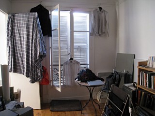 J'étends mon linge