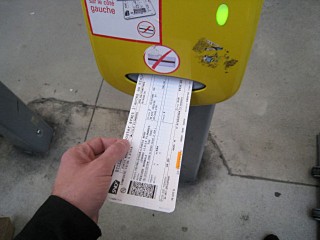 Je composte mon ticket