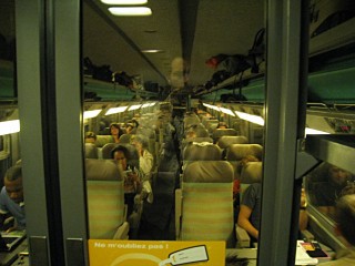 L'intérieur du wagon