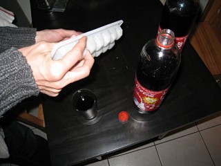 Nous buvons un coca