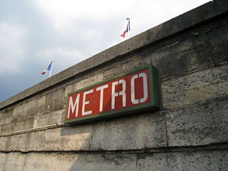 Nous prenons le métro