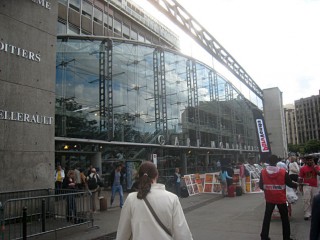 J'arrive à la gare Montparnasse