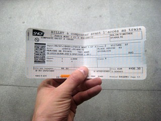 Mon billet